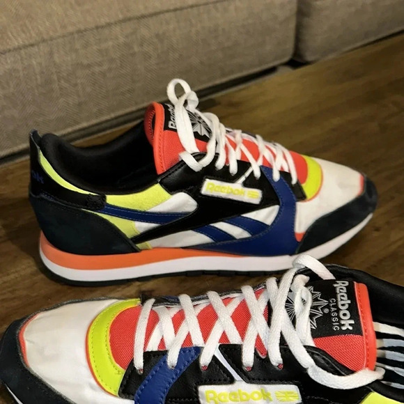 REEBOK Men Classic Leather Course Running A Pied GX2846 Multi SZ 12 Sneaker/Shoe - Picture 7 of 17